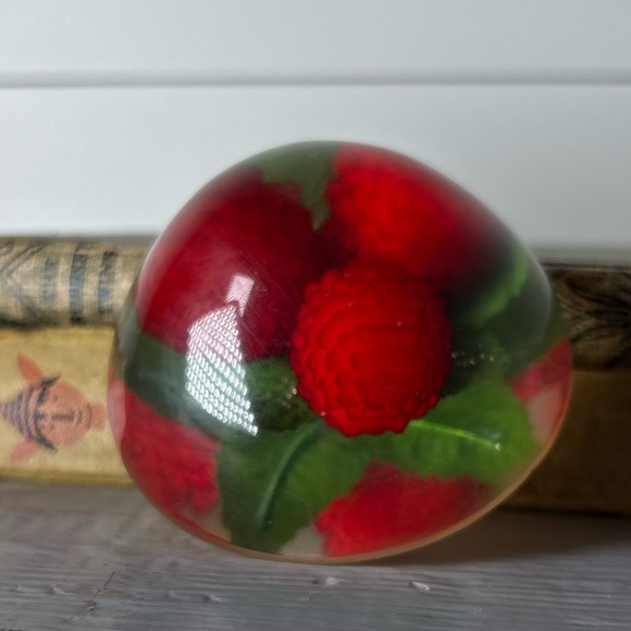 Red Raspberry Paperweight - Picture 8 of 12